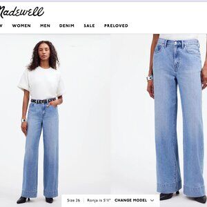 Madewell Superwide Leg Jeans